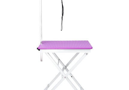 Blovi Display Table – Lightweight, Portable Grooming Station with 60x45cm Black Top