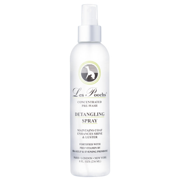 Les Poochs Detangling Spray 236ml – Luxurious Coat Conditioning Formula, Eases Combing and Reduces Tangles