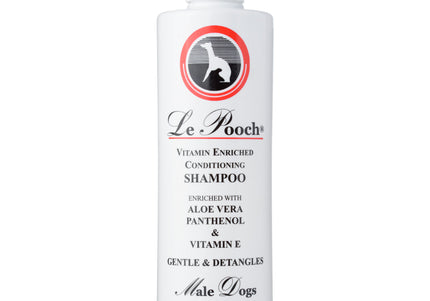 Les Poochs Le Vitamin Enriched Shampoo – Luxury Concentrated Formula with Vitamins, 472ml