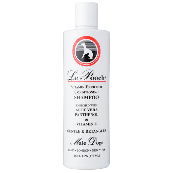 Les Poochs Le Vitamin Enriched Shampoo – Luxury Concentrated Formula with Vitamins, 472ml