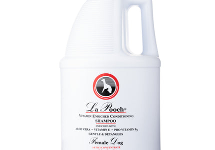 Les Poochs La Vitamin Enriched Shampoo – Luxury Concentrate, Nourishing Formula, 3.8L