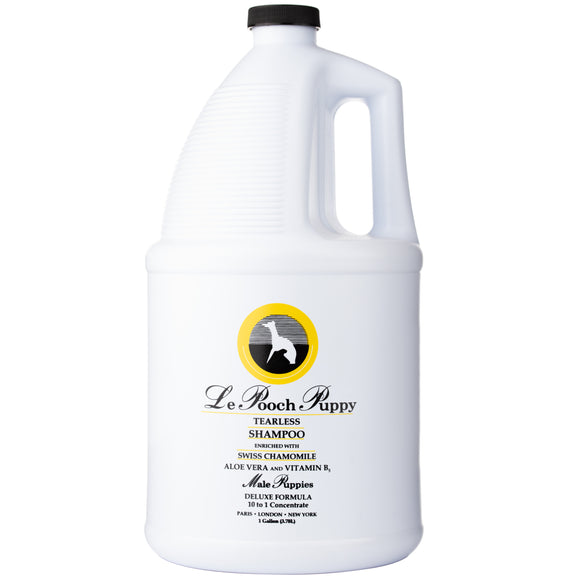 Les Poochs Le Puppy Shampoo – Luxury Concentrate for Sensitive Coats, 3.8L