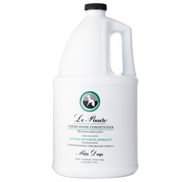Les Poochs Le Creme Rinse Conditioner – Luxurious Concentrate for Long Coats, 3.8L