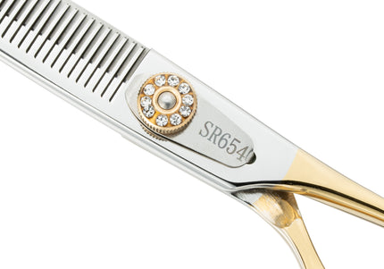 Chris Christensen Artisan Professional Thinning Shears 6.5" – Hand-Forged Japanese Steel, 46 Teeth