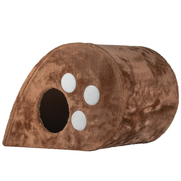 Cat&Rina Hill Cat Scratcher House – Multi-Functional Cardboard Lounge and Scratching Post, 53x30x33cm