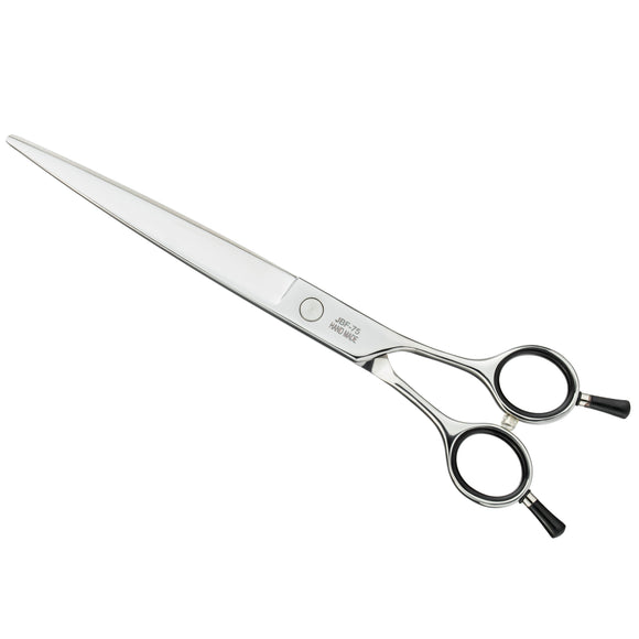 Jargem Straight Grooming Scissors – 7.5in Long Blades, Symmetrical Handle, Decorative Screw