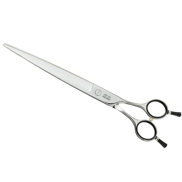 Jargem Straight Grooming Scissors – 7.5in Long Blades, Symmetrical Handle, Decorative Screw