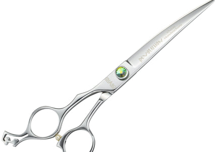 Ehaso Revolution Lefty Curved Grooming Scissors – 8" Premium Japanese Steel, Professional Quality