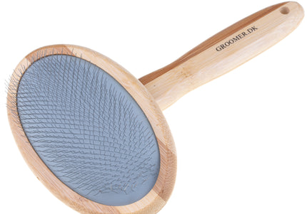 Groomer.dk Brush Volumizer – Medium Poodle Slicker Brush, Lightweight Ergonomic Design