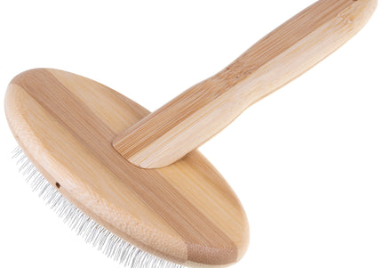 Groomer.dk Brush Volumizer – Medium Poodle Slicker Brush, Lightweight Ergonomic Design