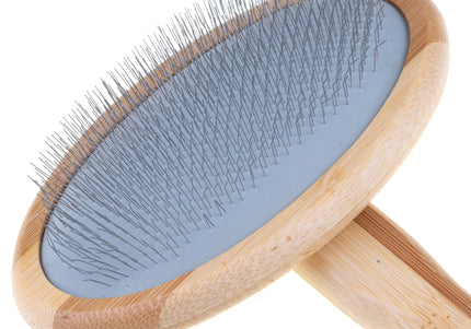 Groomer.dk Brush Volumizer – Medium Poodle Slicker Brush, Lightweight Ergonomic Design