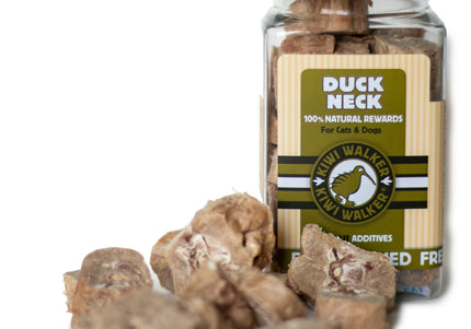 Kiwi Walker Duck Neck Snacks 70g – 100% Freeze-Dried Natural Treats, Single Ingredient