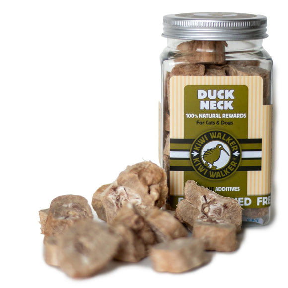 Kiwi Walker Duck Neck Snacks 70g – 100% Freeze-Dried Natural Treats, Single Ingredient