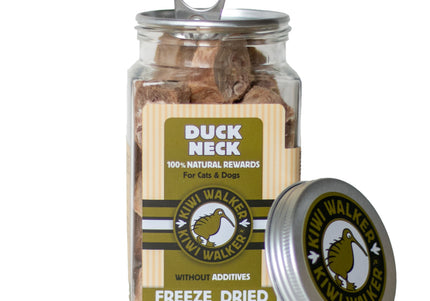 Kiwi Walker Duck Neck Snacks 70g – 100% Freeze-Dried Natural Treats, Single Ingredient