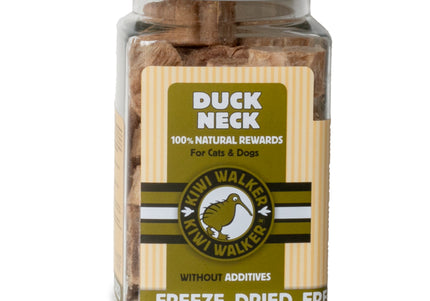 Kiwi Walker Duck Neck Snacks 70g – 100% Freeze-Dried Natural Treats, Single Ingredient