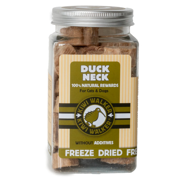 Kiwi Walker Duck Neck Snacks 70g – 100% Freeze-Dried Natural Treats, Single Ingredient