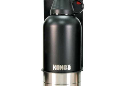 KONG Duo Day Trek Travel Bottle – 4-in-1 Hydration Set with Cup and Two Bowls, 1820ml