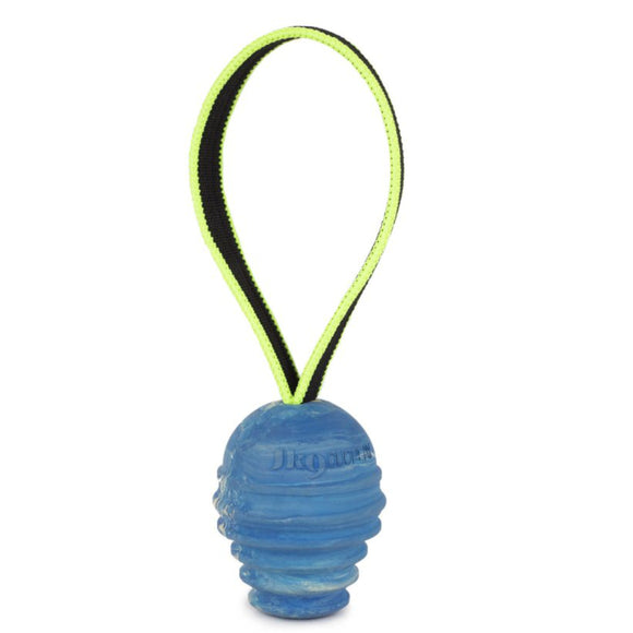 Julius-K9 Duoplay Antibacterial Ball – Medium Durable Toy with Handle, Hygienic Design