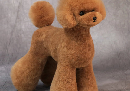 Mr. Jiang Teddy Full Body Replacement Hair – Brown Synthetic Coat, Realistic Texture