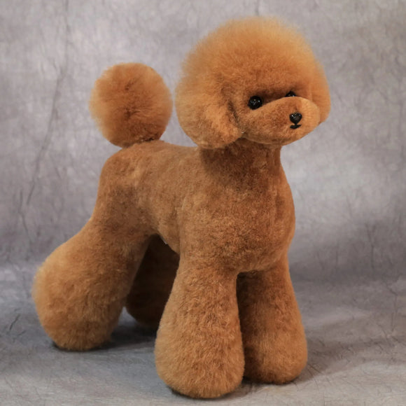 Mr. Jiang Teddy Full Body Replacement Hair – Brown Synthetic Coat, Realistic Texture