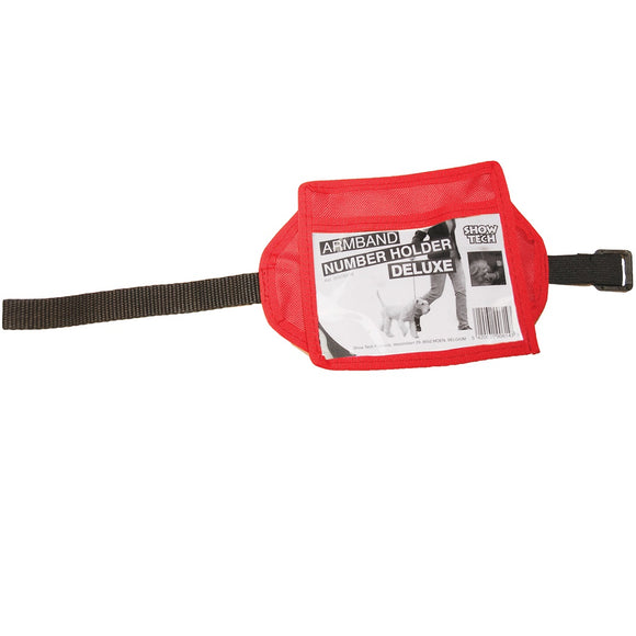 Show Tech Number Holder Deluxe – High-Quality Black Number Band, Secure and Durable Design