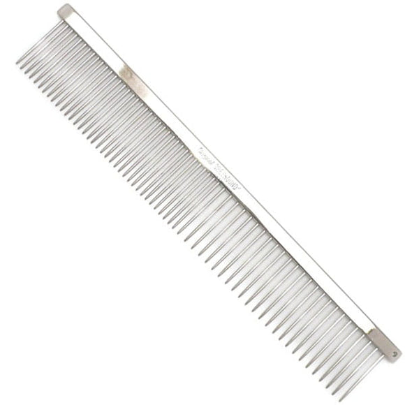 Original Greyhound Grooming Comb – 50/50 Tooth Spacing, 2.5cm Pins, 19.3cm Length