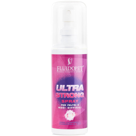 FluidoPet Ultra Strong Detangling Spray – Keratin, Coconut & Jojoba Waxes, 100ml