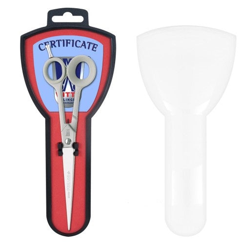 Witte Rose Line 8" Straight Grooming Scissors – Micro-Bevel Edge, Precision Cutting