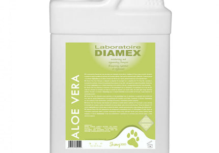 Diamex Aloe Vera Moisturizing Regenerating Shampoo Concentrate 1:8, 1L – Nourishing Formula with Aloe