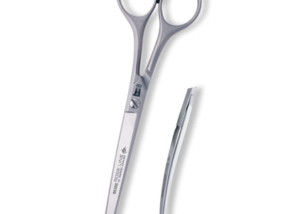 Witte Rose Line 6.5" Curved Safety Scissors – Precision Stainless Steel, Ergonomic Grip