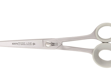 Witte Rose Line 7" Straight Grooming Scissors – Micro-Bevel Edge, Precision Cutting