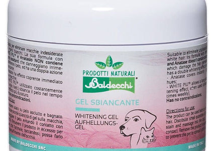 Baldecchi Whitening Gel 130g – Stain-Removing Coat Brightener, Fast-Acting Formula