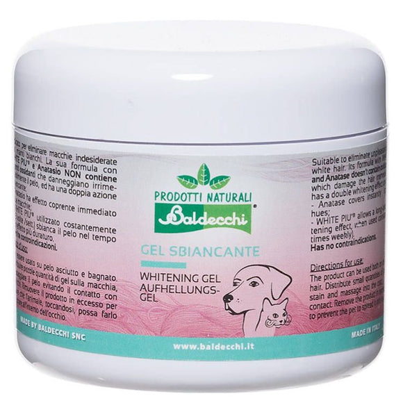Baldecchi Whitening Gel 130g – Stain-Removing Coat Brightener, Fast-Acting Formula