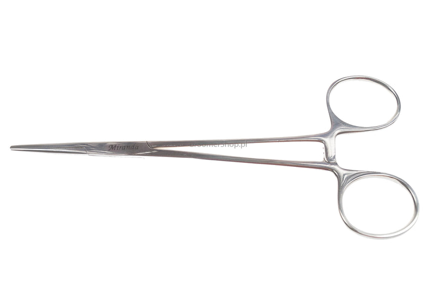 Miranda Ear Hair Removal Forceps – Straight Stainless Steel, 14cm Precision Tool