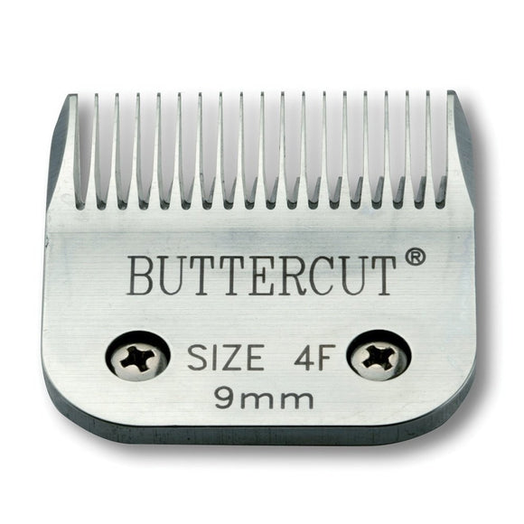 Geib Buttercut Blade SS No. 4F – Stainless Steel Clipper Blade, 9mm Cutting Length, Durable Design
