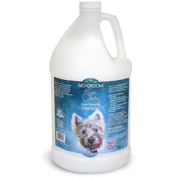 Bio-Groom So-Dirty Shampoo – Deep Cleansing Concentrate, Odor-Removing Formula, 3.8L