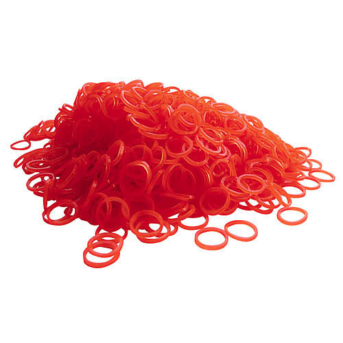 Show Tech Red Latex Rubber Bands – 1000 Pack, 0.8 cm Diameter, Durable and Flexible