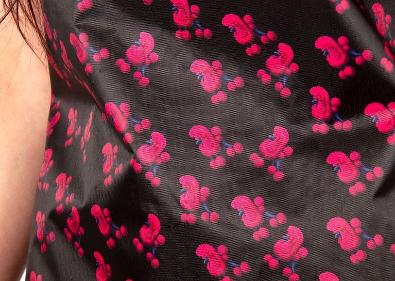 Tikima Waterproof Poodle Grooming Apron – Durable Water-Resistant Design with Fun Poodle Print