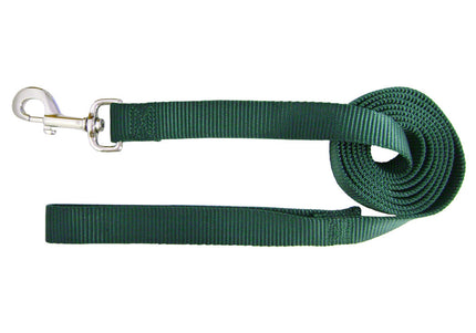 Hamilton Single Thick Leash – Durable 122cm Nylon Lead, 25mm Wide, Brown Color