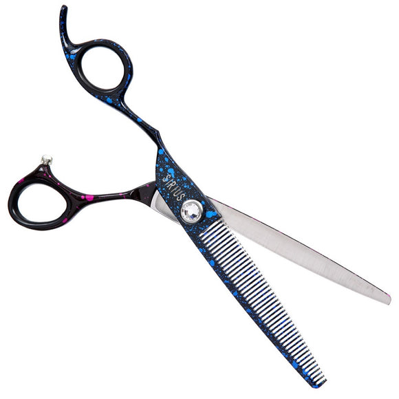 Sirius Left-Handed Thinning Shears 6.5" – Single-Sided, 46 Teeth, Precision Cutting