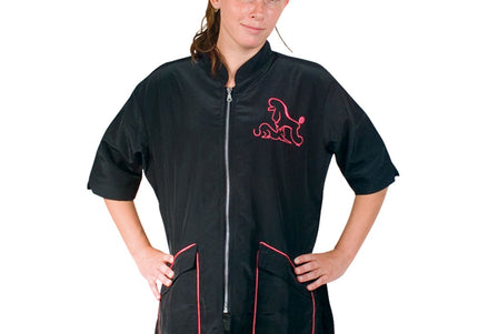 Chadog Letizia Grooming Sweatshirt – Comfortable Lightweight Design with Pink Trim, Size L