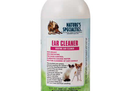 Nature's Specialties Ear Cleaner – Gentle Cleansing Solution, 946ml, Fast-Acting Formula