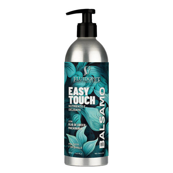FluidoPet Easy Touch Conditioner – Professional Coat Softening Formula with Macadamia and Coconut Oil, 500ml