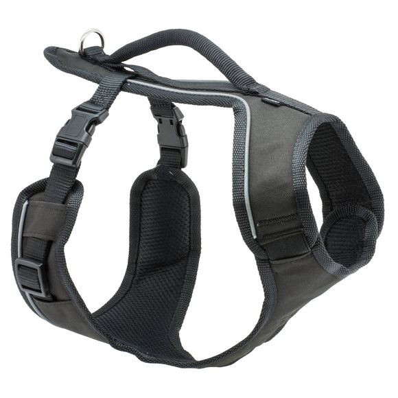 PetSafe Easy Sport Harness Black – Pressure-Free Adjustable Dog Harness, Small Size