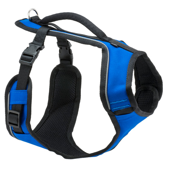 PetSafe Easy Sport Harness Blue – Pressure-Free Adjustable Medium Size, Comfortable Fit