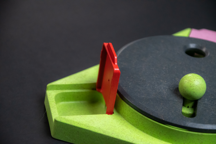 Eat Slow Live Longer Puzzle Triangle – Interactive Dog Intelligence Toy, Durable Design