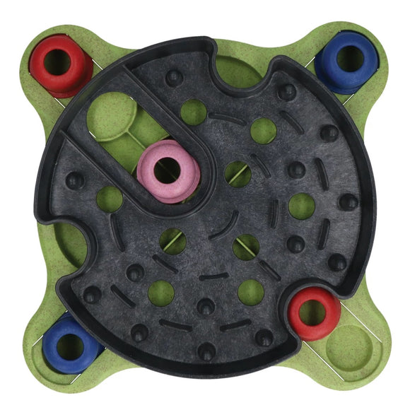 Eat Slow Live Longer Puzzle Roundabout – Interactive Carousel Toy, Durable Design, Mental Stimulation