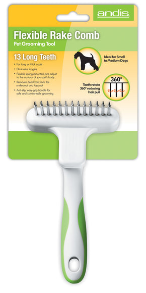 Andis Cross-Comb – Innovative Grooming Tool with 13 Rotating Tines for Effortless Detangling
