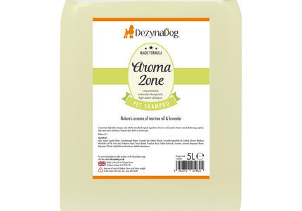 DezynaDog Magic Formula Aromazone Shampoo – Deodorizing, Insect-Repellent, Soothing 5L Grooming Cleanser