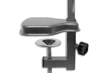 Blovi Solid Double-Sided Grooming Arm – Adjustable Steel Support, Fits 110–125cm Tables